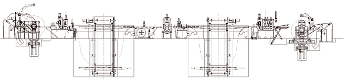 CNC Stainless Steel / Cr / Hr Silicon Steel Coil Slitting Machine / Line 3X1600 with CE Certificate 1 Year Warranty